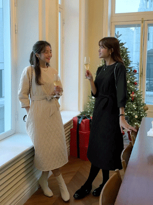 バルーンパディングワンピース