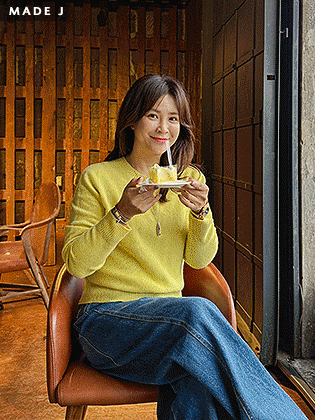 [MADE] アベインホールガーメントラウンドニット 