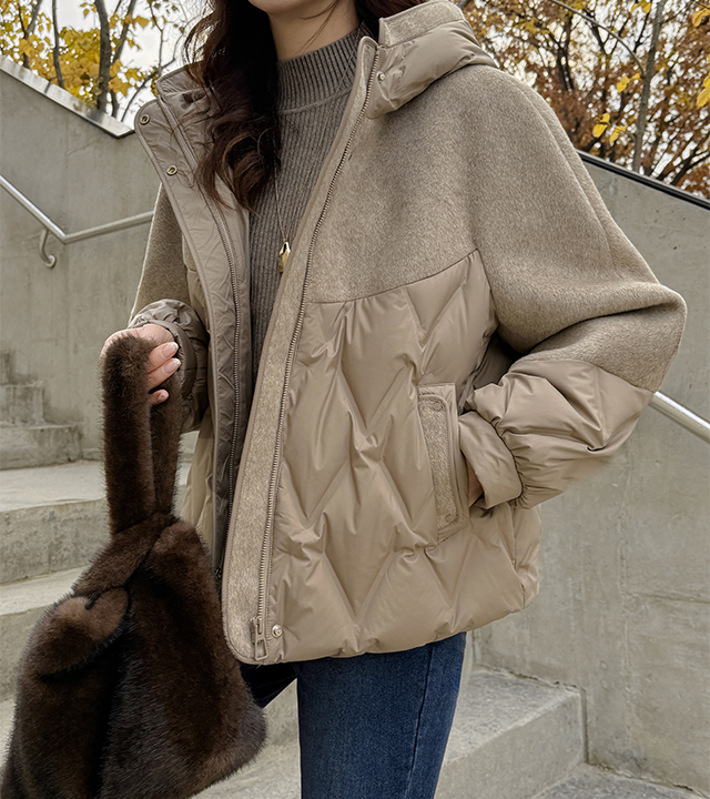 ボナハーフダックダウンパディング