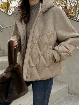 ボナハーフダックダウンパディング