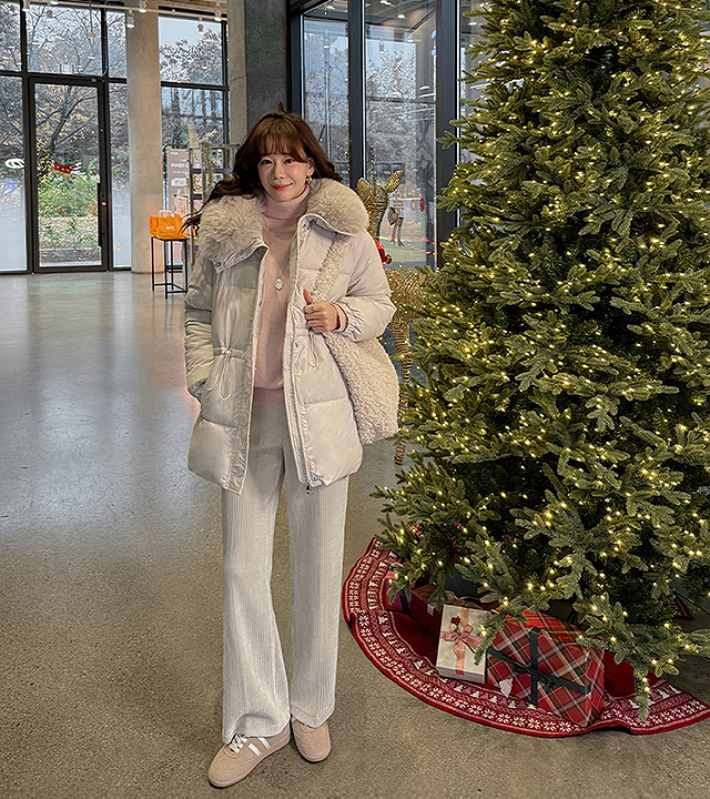 ムードウェロンハーフパディング