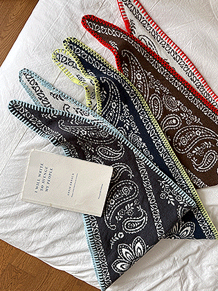 ペイズリートクトックマフラー