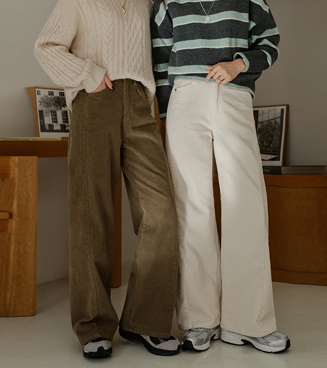 [MADE]シティコーデュロイワイドパンツ 