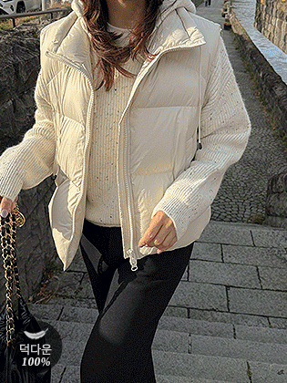 エルダックダウンパディングベスト