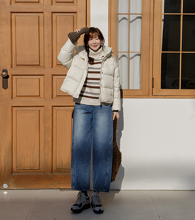 コネリーフードダックダウンパディング