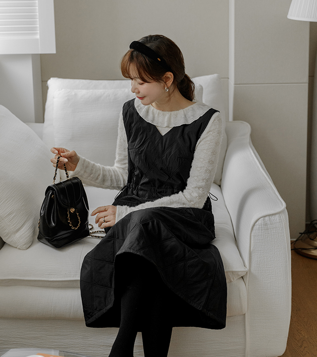 ミルクフリルネック表側ティブラウス