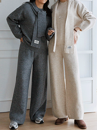 ベネフードマフラーニットパンツ3種セット