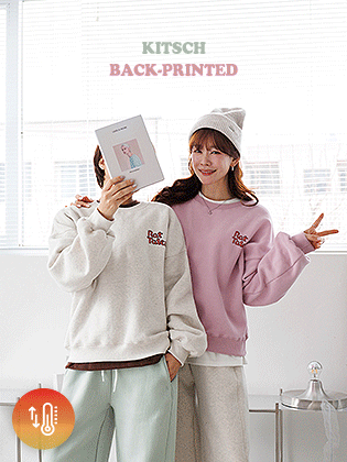 キッチバックプリントヤンギモマンツーマン