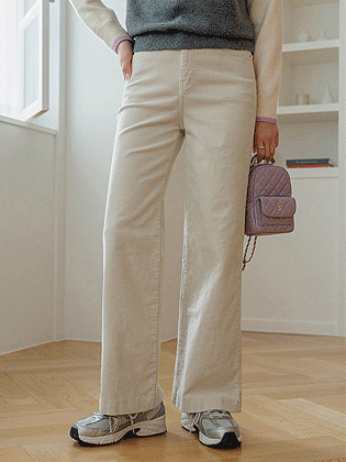 ベルンコーデュロイワイドブーツカットパンツ