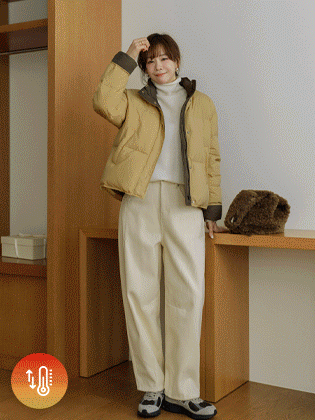 ヒーティングカーブフィットコーデュロイ絆起毛パンツ 