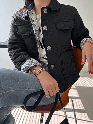 ソバジュキルティングジャケット