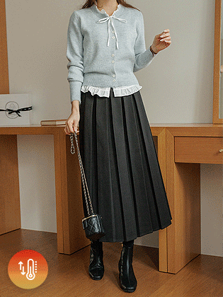 ユアウールタッチプリーツスカート