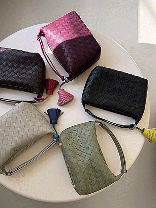 ボッテウィービングラムスキントート＆ショルダーバッグ 