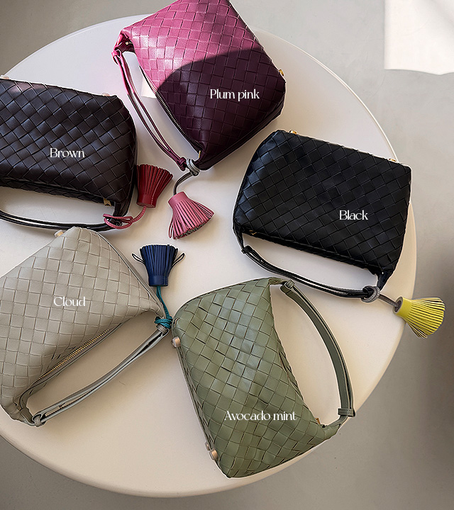 ボッテウィービングラムスキントート＆ショルダーバッグ 