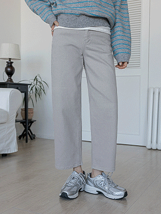 ラウンドダーツ排気コットンパンツ