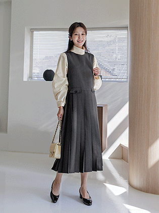 ルアンナプリーツワンピース