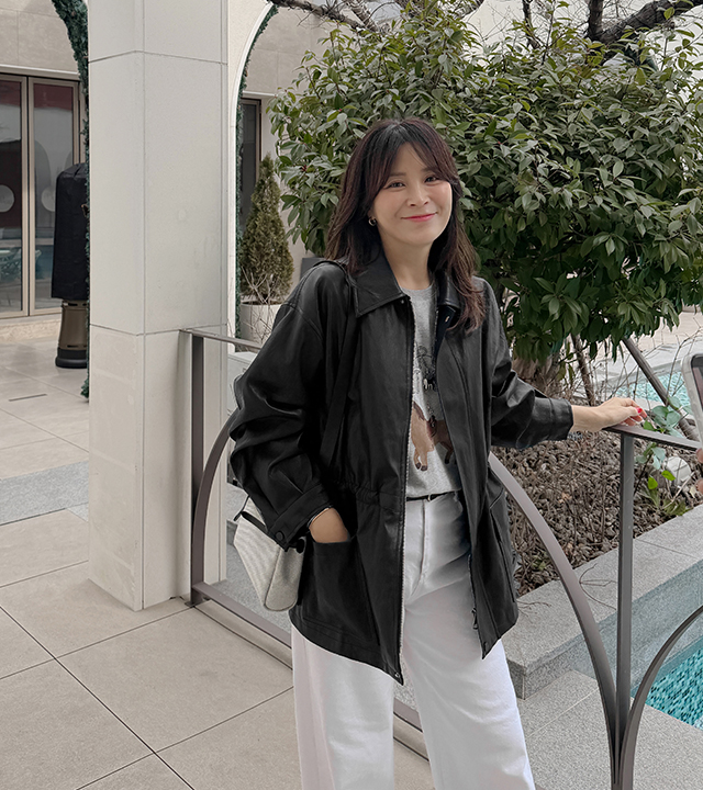 バイブハーフレザージャケット