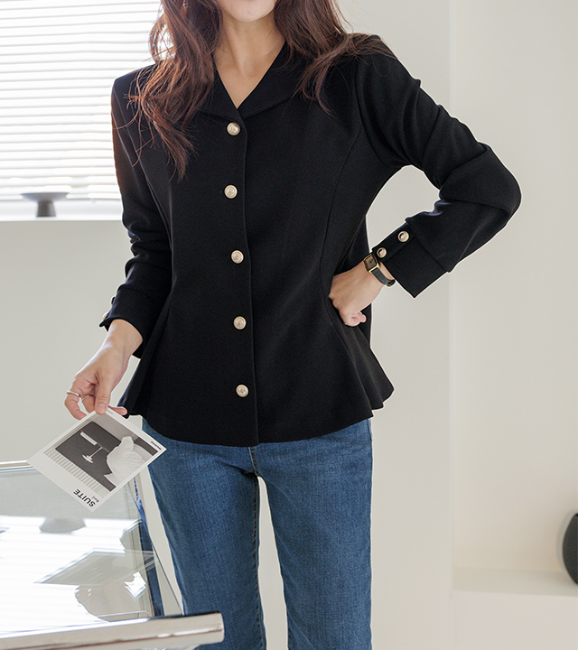 イザベルゴールドボタンジャケット