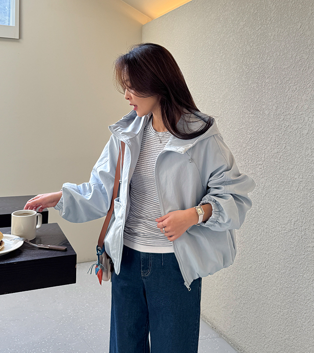 ウェルトポケットアバンピットフードジャンパー