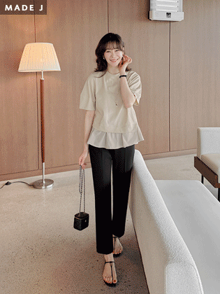 [MADE]チーズシークレット日付スラックス 