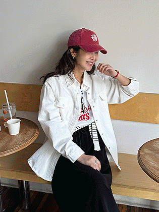 ソリッドコットンシャツジャケット