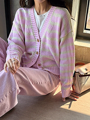 ミニーストライプカーディガン