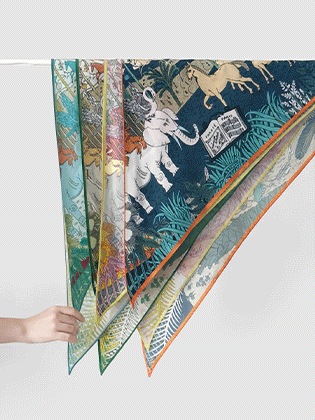 ジャルダンシルキースカーフ