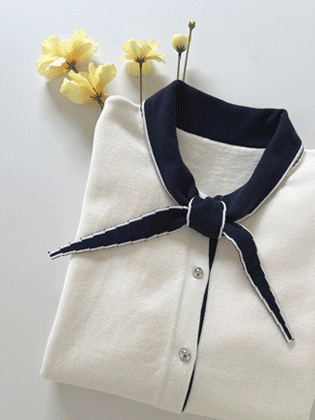 ラエルスカーフレイヤードカーディガン