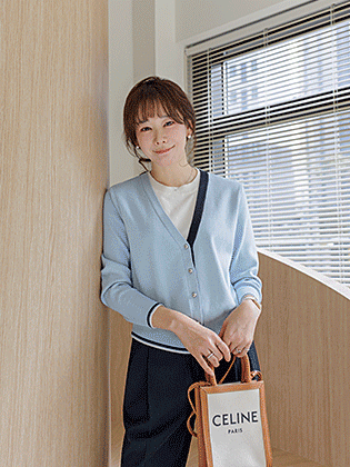 ルヌアレイヤードニット