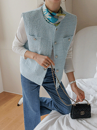 ロザリンツイードベスト