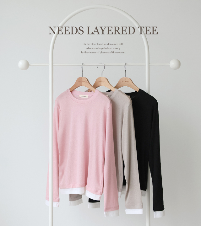 [MADE]ニーズレイヤードラウンドティー