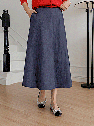 エリーデニムライクフルスカート