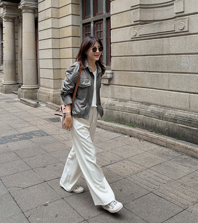 [MADE]ベイ切開バンディングパンツ