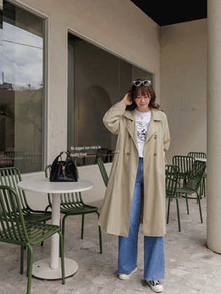 ヘブサイドビジョトレンチコート