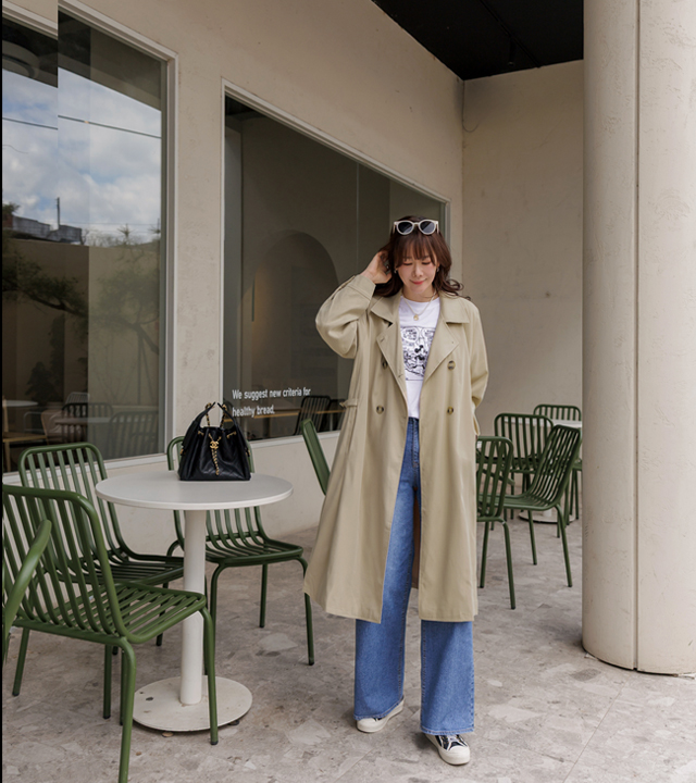 ヘブサイドビジョトレンチコート