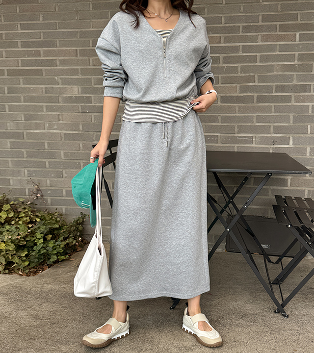 コージーレイヤードスカートセット