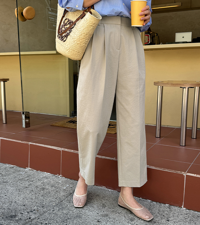 シドニーピンタック排気フィットパンツ