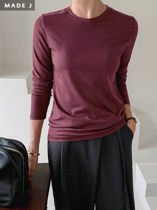 [MADE]ダウニーモーダル長袖ティーJT09805