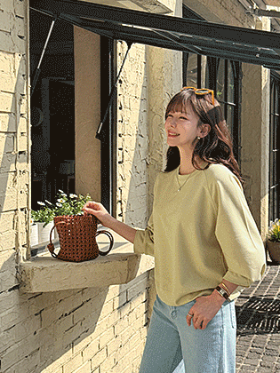 ココチューリップスリーブマンツーマンティー