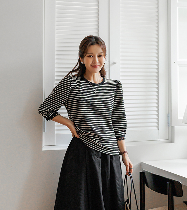 ステラパフ袖ニット