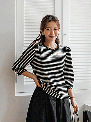 ステラパフ袖ニット