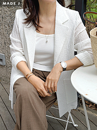  [MADE]ポシュアップリケジャケット 