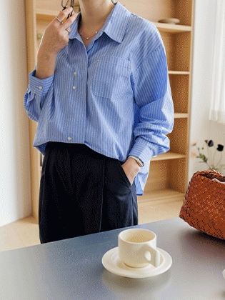 モナコストライプシャツ