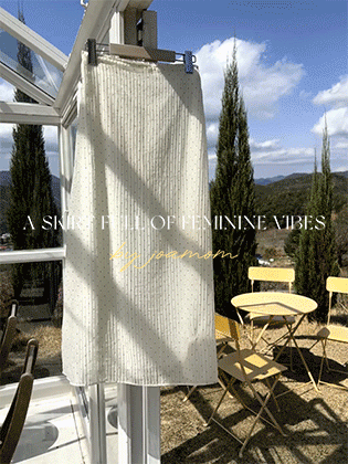 ベリンミニドットリンクルスカート