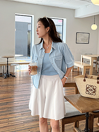 ソレアデニムシャツジャケット