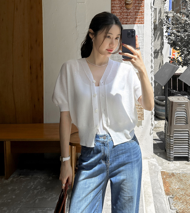 [MADE] ドーブリネンカーディガン（ホールガーメント）