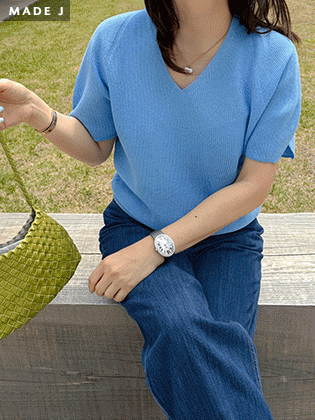 【MADE】ハッシュリネンニット(ホールガメント)