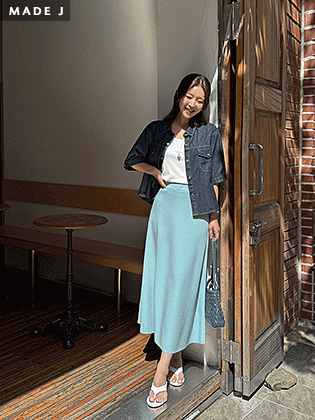 [MADE]チーズセミAラインロングスカート