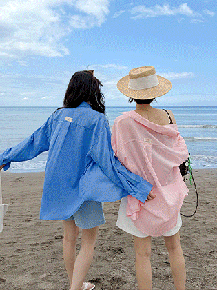 ローンラベルパッチ浅草シャツ