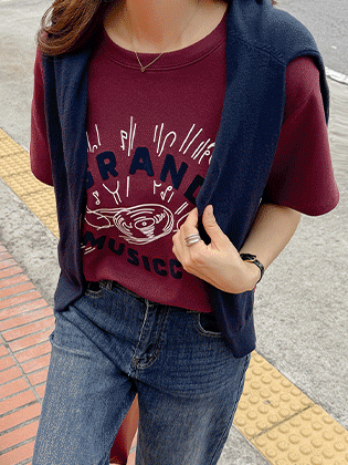 グランドミュージック半袖Tシャツ